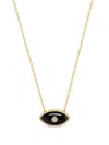 Nialaya Jewelry Evil Eye Pendant Necklace In 金色