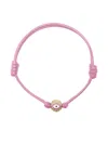 Nialaya Jewelry Evil Eye String Bracelet In Pink