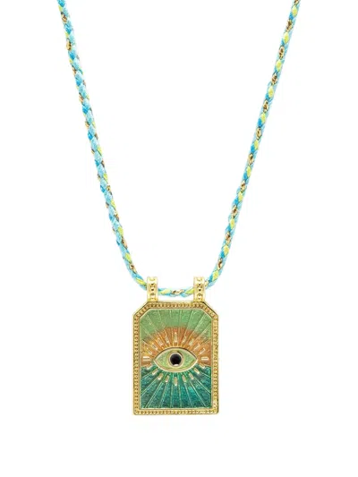 Nialaya Jewelry Evil-eye Pendant Necklace In Multi