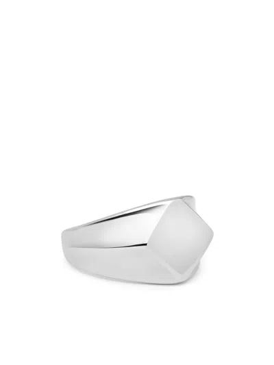 Nialaya Jewelry Faceted Ring In Silver