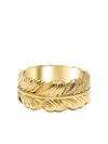 Nialaya Jewelry Feather Ring In Gold