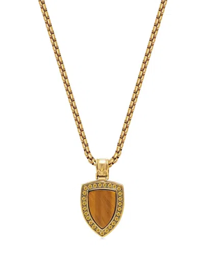 Nialaya Jewelry Gemstone Chain-link Necklace In Gold