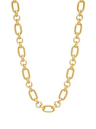 Nialaya Jewelry Gold Plated Figaro-link Chain