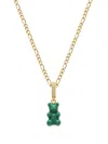 Nialaya Jewelry Gummy Bear Pendant Necklace In 金色