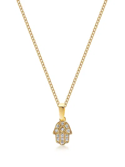 Nialaya Jewelry Hamsa Necklace In Gold