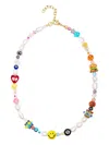 Nialaya Jewelry Happy Life Necklace In Multi