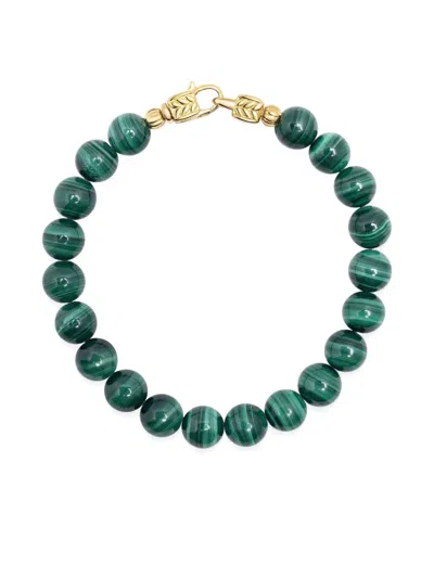 Nialaya Jewelry Healing Malachite Bracelet In Green