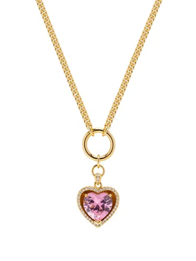 Nialaya Jewelry Heart-pendant Gold-plated Necklace