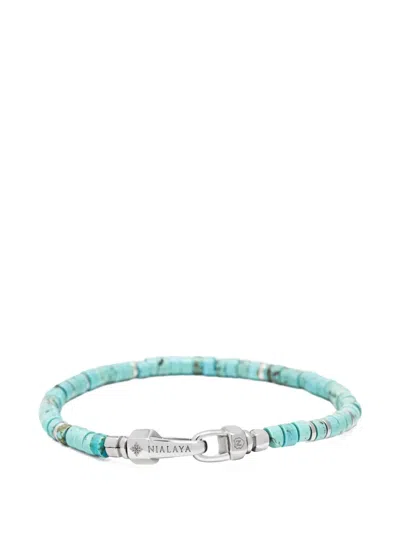 Nialaya Jewelry Heishi Bracelet In Gray