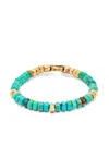 Nialaya Jewelry Hexagon Beaded Bracelet In Blue