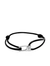 Nialaya Jewelry Hook-charm String Bracelet In Black