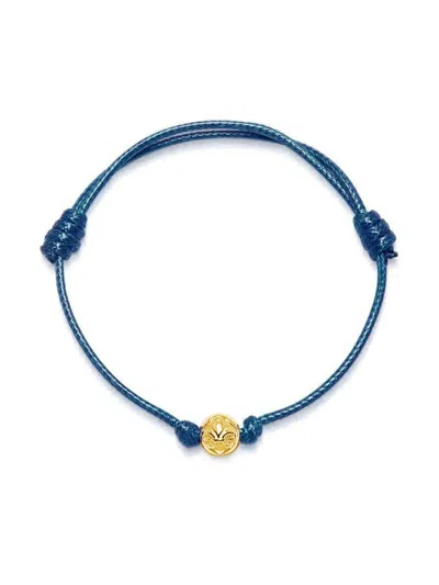 Nialaya Jewelry Logo-engraved Bracelet In Blue
