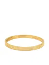Nialaya Jewelry Logo-engraved Bracelet In Gold