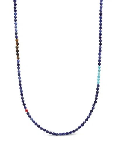 Nialaya Jewelry Long Beaded Necklace In 蓝色