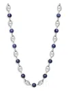 Nialaya Jewelry Mariner Chain Necklace In Blau