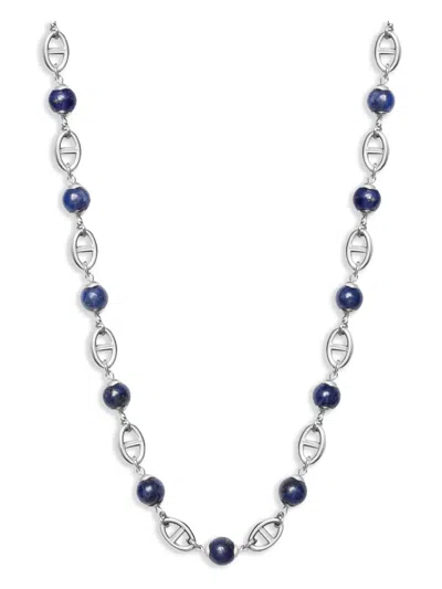 Nialaya Jewelry Mariner Chain Necklace In Metallic