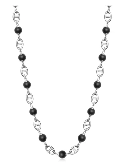 Nialaya Jewelry Mariner Chain Necklace In Metallic