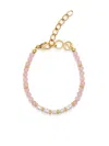 Nialaya Jewelry Mini Pearl-opal Beaded Bracelet In Pink