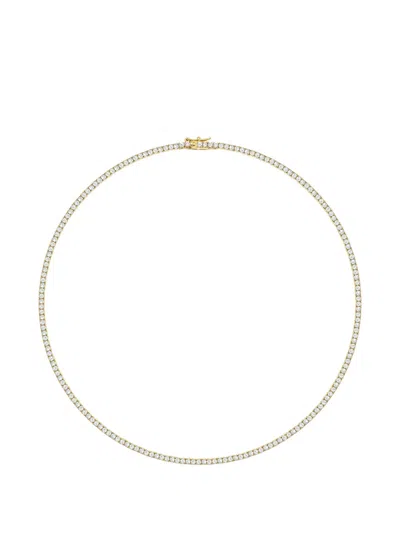 Nialaya Jewelry Mini Tennis Cubic-zirconia Choker Necklace In Gold