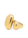 Nialaya Jewelry Oval-shaped Ring In Gold