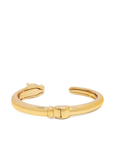 Nialaya Jewelry Panther Cuff Bracelet In Gold