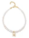 Nialaya Jewelry Pearl Necklace In 白色