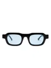 Nialaya Jewelry Rectangle-frame Sunglasses In Black