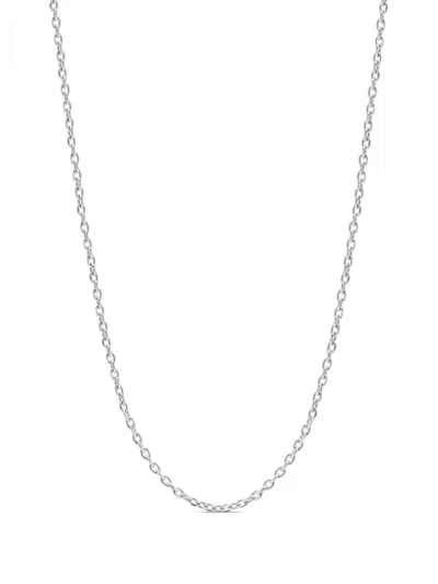Nialaya Jewelry Rolo-chain Necklace In Silver