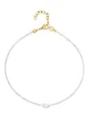 Nialaya Jewelry Seed Pearl Choker Necklace In White