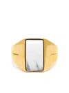 Nialaya Jewelry Signet Ring In Gold