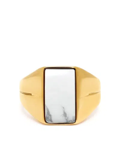 Nialaya Jewelry Signet Ring In Gold
