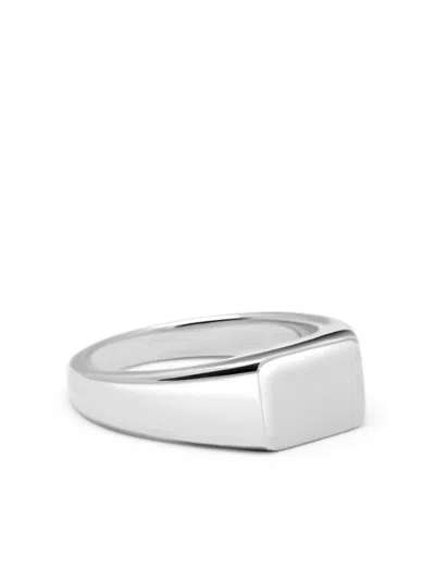 Nialaya Jewelry Signet Ring In Silver