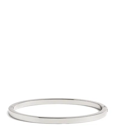 Nialaya Jewelry Silver-plated Simplicity Bangle
