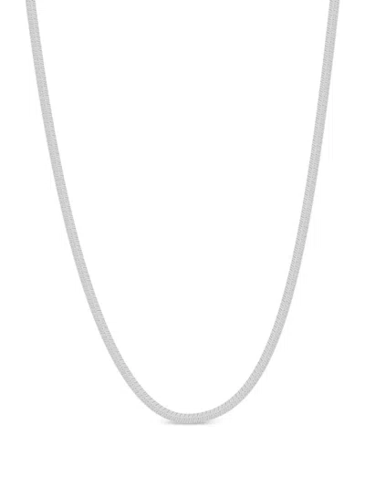 Nialaya Jewelry Snake Chain Necklace In Silver