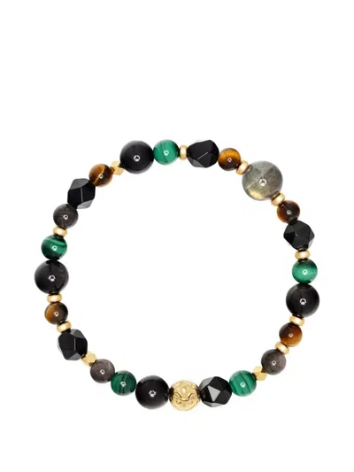 Nialaya Jewelry Spiritual Power Malachite-beaded Bracelet In Brown