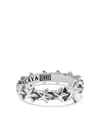 Nialaya Jewelry Star-engraved Ring In Silver
