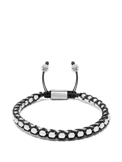 Nialaya Jewelry String Box-chain Bracelet In Black