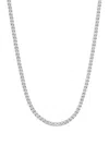 Nialaya Jewelry Tennis Crystal-embellishment Necklace In Metallic