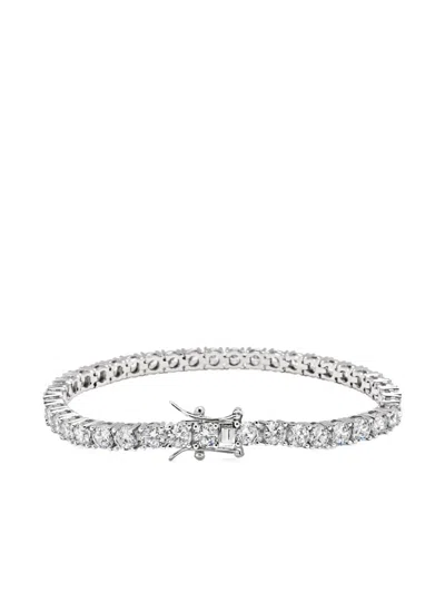 Nialaya Jewelry Tennis Zirconia-embellishment Bracelet In Silver