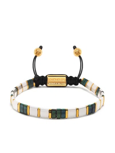 Nialaya Jewelry Armband Mit Perlen In Weiss