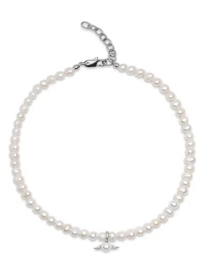 Nialaya Jewelry Wing-pendant Pearl Necklace