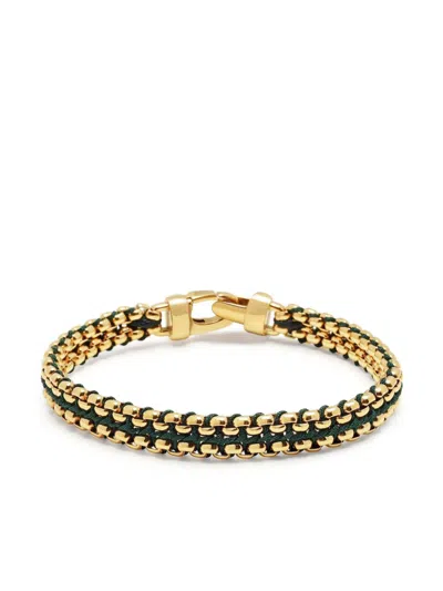 Nialaya Jewelry Woven 8mm Box Chain Bracelet In Gold