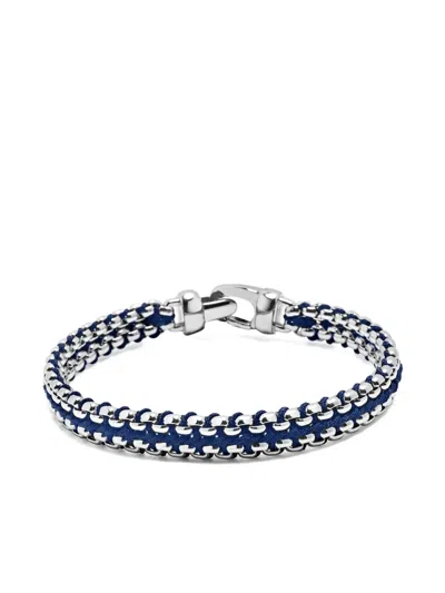 Nialaya Jewelry Woven Bracelet In Silver