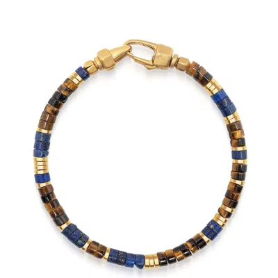 Nialaya Men's Earth Royale Heishi Bracelet In Multi