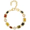 Nialaya Men's Gemstone Bracelet In Gold In Gold