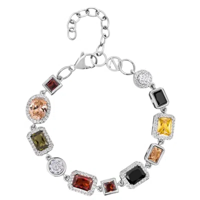 Nialaya Men's Gemstone Bracelet In Silver