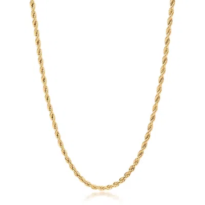 Nialaya Men's Gold Rope Chain
