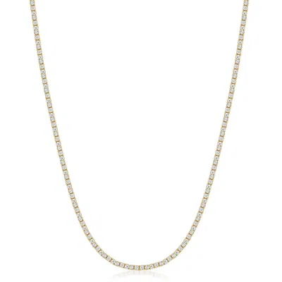 Nialaya Men's Mini Tennis Necklace In Gold