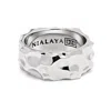 Nialaya Men's Sculpted Sterling Silver Ring