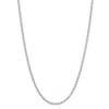 Nialaya Men's Silver Cuban Link Chain In 2mm
